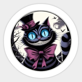 cheshire cat Sticker